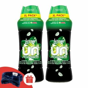 Lenor Unstoppables Ariel Parfümgyöngyök 2x495g + AJándék Lenor Hajpánt kép