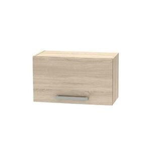 PLUS barna mdf egyajtós felső konyhaszekrény 60cm kép