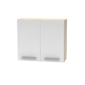 PLUS fehér mdf kétajtós felső konyhaszekrény kép