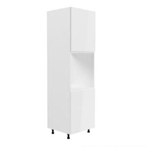 AURORA fehér mdf magasszekrény jobbos 60cm kép