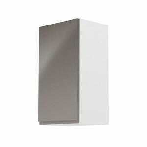AURORA szürke mdf felső konyhaszekrény balos 40cm kép