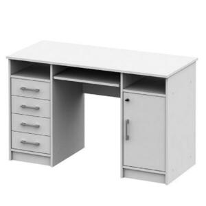 B9 fehér mdf íróasztal kép