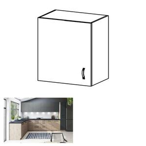 LANGEN II barna mdf felső konyhaszekrény balos 60cm kép
