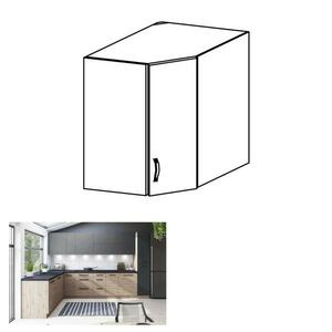 LANGEN barna mdf felső sarok konyhaszekrény 60cm kép