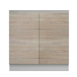 LINE barna mdf alsó konyhaszekrény 80cm kép