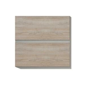 LINE C barna mdf felső konyhaszekrény 60cm kép