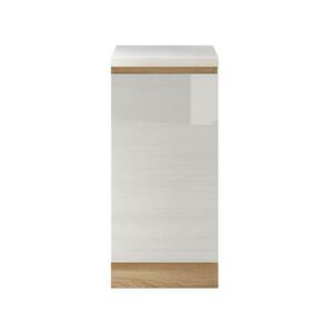 LINE fehér mdf alsó konyhaszekrény jobbos 40cm kép