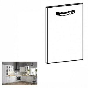 PROVANCE barna mdf mosogatógép előlap fogantyúval 44, 6cm kép