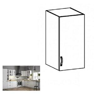 PROVANCE fehér mdf felső konyhaszekrény jobbos 40cm kép