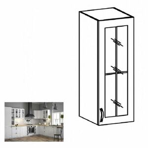 PROVANCE fehér mdf felső konyhaszekrény 40cm kép