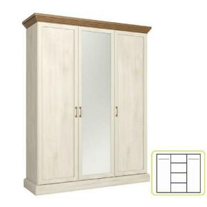 ROYAL III fehér mdf szekrény kép