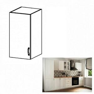 SICILIA fehér mdf felső konyhaszekrény balos 30cm kép