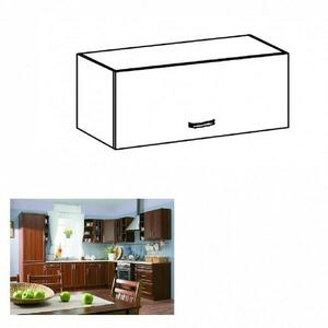 SICILIA D barna mdf felső konyhaszekrény 80cm kép