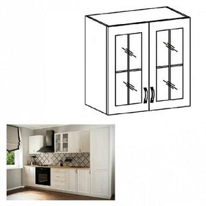 SICILIA B fehér mdf felső konyhaszekrény 80cm kép