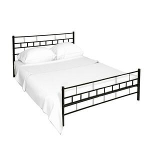 TAJGI fekete fém ágy 90x200cm kép
