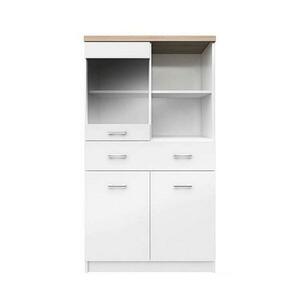 TOPTY fehér mdf vitrin kép