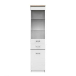 TOPTY II fehér mdf vitrin kép