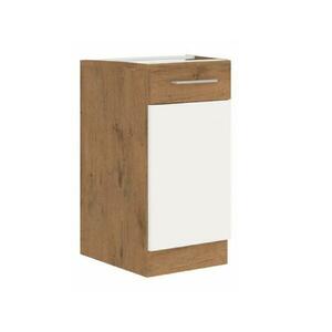 VEGA fehér mdf alsó konyhaszekrény 40cm kép