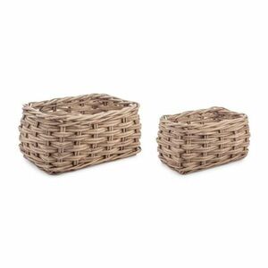MALANG taupe rattan kosár kép
