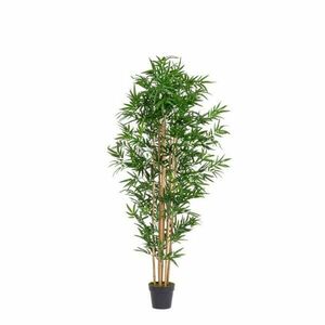 BAMBOO zöld műanyag művirág kép