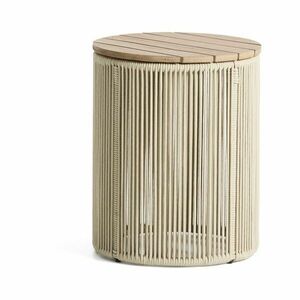 Kerek kerti kisasztal akácfa asztallappal ø 40 cm Dandara – Kave Home kép