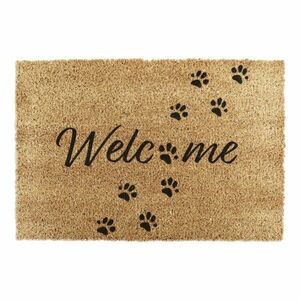 Kókuszrost lábtörlő 60x90 cm Welcome Paws – Artsy Doormats kép