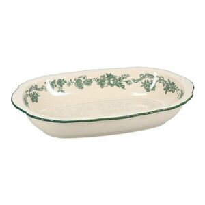 Zöld-elefántcsont színű szervírozó porcelán tányér Cyril – S|P Collection kép