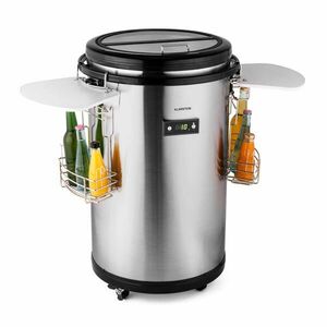 Klarstein Mr. Barbot, bárhűtő, 50 liter, F energiahatékonysági osztály, rozsdamentes acél kép