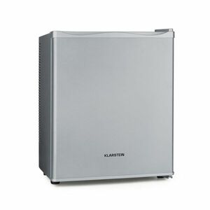 Klarstein Happy Hour 23, minibár, 23 liter, 5 - 15 °C, G energiahatékonysági osztály, csendes, 23 dB, LED világítás, ezüst kép