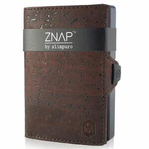 Slimpuro ZNAP, vékony pénztárca, 8 kártya, érmetartó, 8, 9 x 1, 5 x 6, 3 cm (SZ x M x M), RFID védelem kép