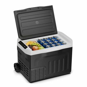 Klarstein PolarForce 28 l kompresszoros hűtődoboz, LCD panel, világítás, off-road, akkumulátorvédelem, 12V/230V kép
