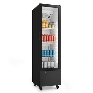 Klarstein GrandCooler gasztro italhűtő | 163, 5 x 43 cm | LED belső világítás | Fekete kép