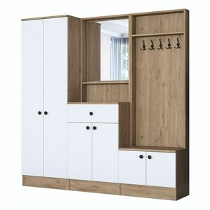 Pome White and Walnut I előszoba szett kép