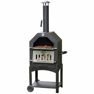 Italia multifunkciós kerti grill, füstölő, pizza sütő kép