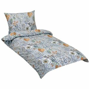 Bellatex Levelek pamut ágyneműhuzat lila, 140 x 220 cm, 70 x 90 cm, 140 x 220 cm, 70 x 90 cm kép