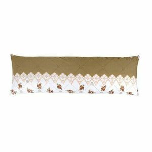 Bellatex Rózsa Pótférj relaxációs párnahuzat barna , 50 x 145 cm, 50 x 145 cm kép