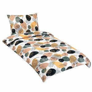 Bellatex Pebble pamut ágyneműhuzat mustár, 140 x 220 cm, 70 x 90 cm, 140 x 220 cm, 70 x 90 cm kép