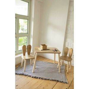 Bunny Two Chair Set - - Brown gyerekasztal és 2 szék szett kép