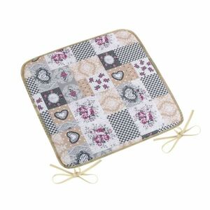Bellatex DITA Patchwork love Ülőpárna sima, 40 x 40 cm kép