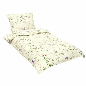 Bellatex krepp ágyneműhuzat lila krém, 140 x 220 cm, 70 x 90 cm, 140 x 220 cm, 70 x 90 cm kép
