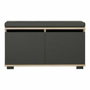 Drago Walnut and Black cipősszekrény kép