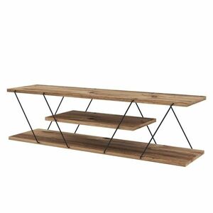 Canaz Black and Walnut TV-asztal kép