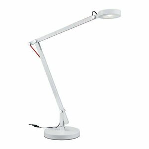 Fehér LED asztali lámpa hajlítható szerkezettel (magasság 90 cm) Amsterdam – Trio kép