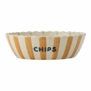 Sárga-krémszínű kerámia tál ø 24 cm Chip – Bloomingville kép