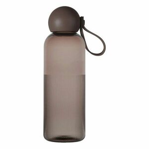 Barna újrahasznosított műanyag utazó ivópalack 650 ml Tom – Sagaform kép