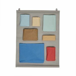 Szürke textil függő rendszerező 60x2x80 cm Saga – OYOY Mini kép