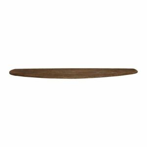 Sötét natúr színű mangófa fali polc 80 cm Ginosu – Light & Living kép