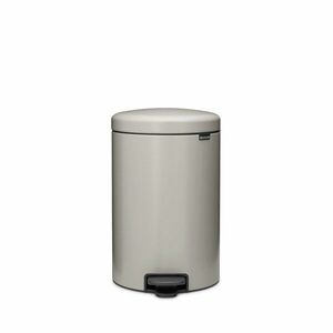 Világosszürke acél pedálos szemetes 20 l NewIcon – Brabantia kép