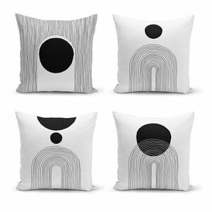 Párnahuzat szett 4 db-os 43x43 cm Simple Arch – Minimalist Cushion Covers kép