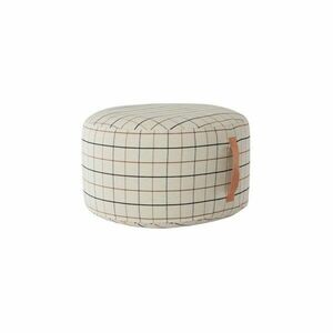 Krémszínű babzsákfotel Grid – OYOY Living Design kép